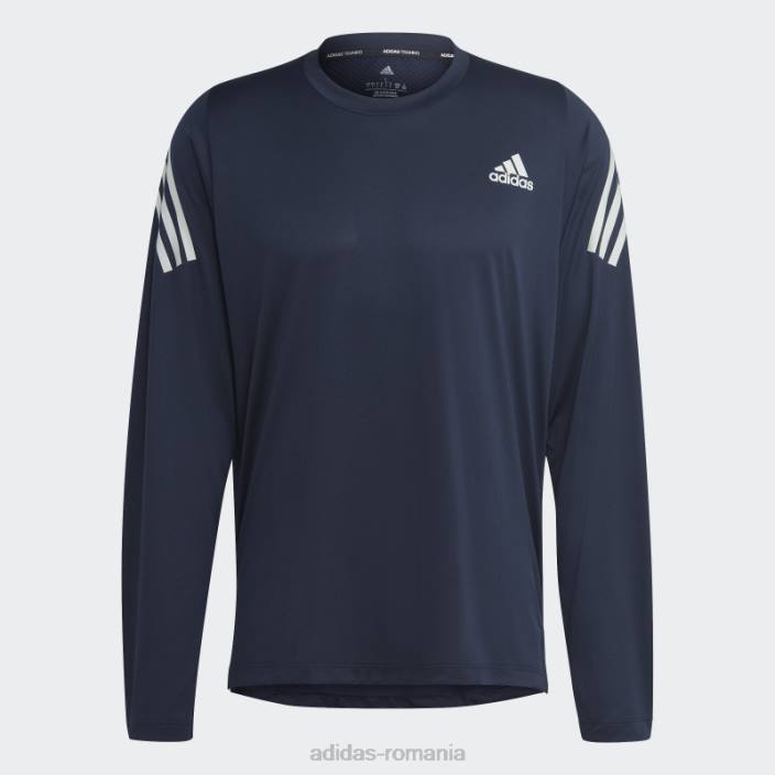 Adidas icoane de antrenament cerneală de top cu mâneci lungi bărbați cerneală/verde 2JBN14707