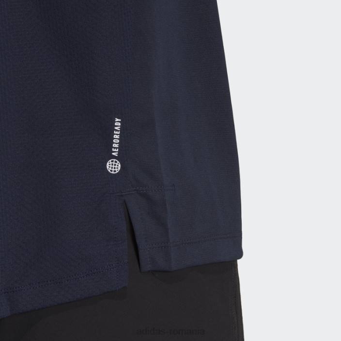 Adidas icoane de antrenament cerneală de top cu mâneci lungi bărbați cerneală/verde 2JBN14707
