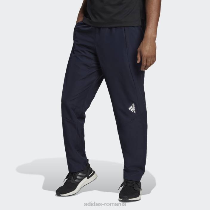 Adidas ink aeroready conceput pentru antrenamentul de mișcare, joggeri adidas bărbați cerneală/alb 2JBN15237