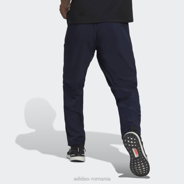 Adidas ink aeroready conceput pentru antrenamentul de mișcare, joggeri adidas bărbați cerneală/alb 2JBN15237