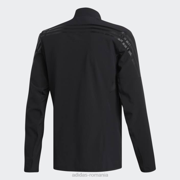 Adidas jachetă neagră aeroready cu 3 dungi bărbați negru 2JBN1319