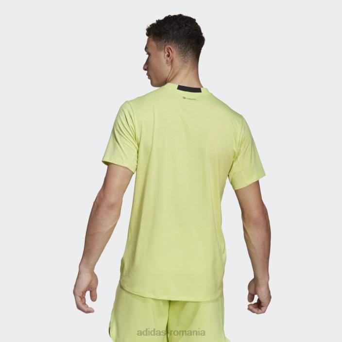Adidas lime conceput pentru tricou adidas bărbați lămâie verde 2JBN6369