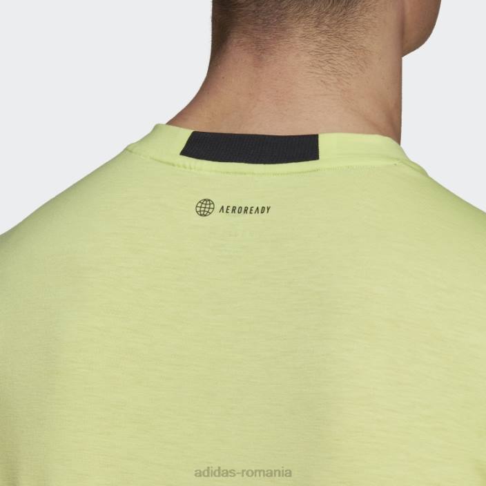 Adidas lime conceput pentru tricou adidas bărbați lămâie verde 2JBN6369