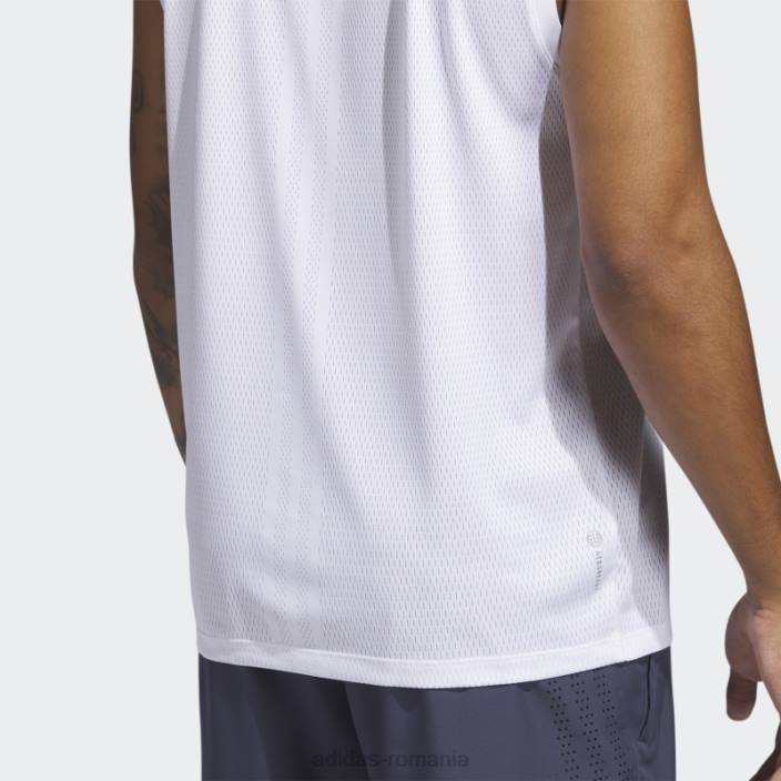 Adidas maiou de antrenament alb hiit engineered bărbați alb 2JBN6220