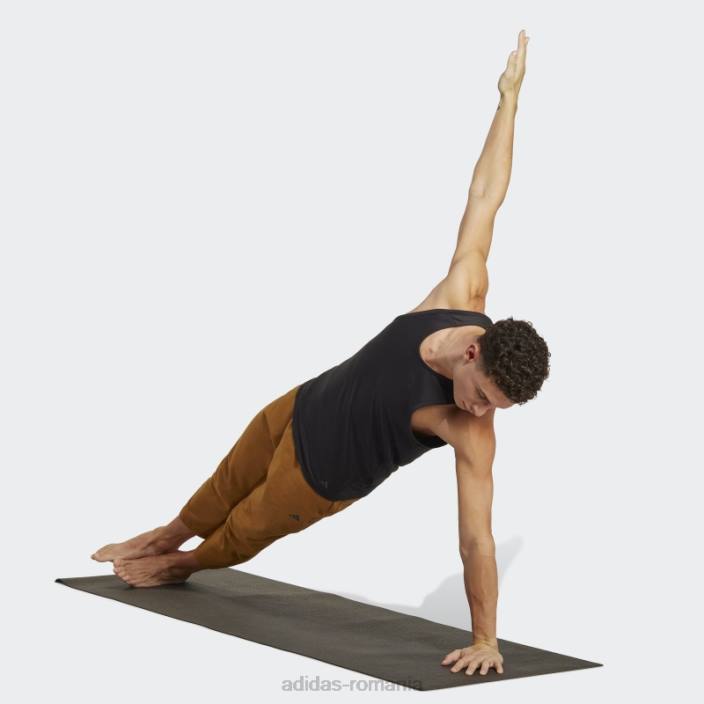 Adidas maiou de antrenament de bază yoga negru bărbați negru/carbon 2JBN5611
