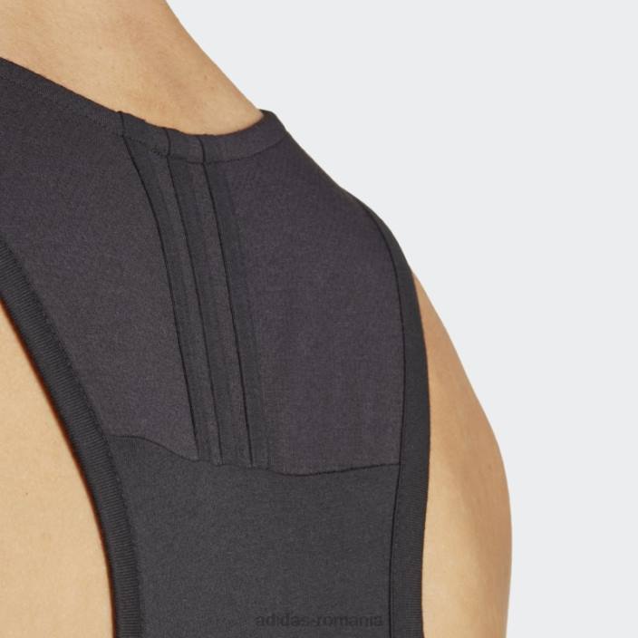 Adidas maiou de antrenament de bază yoga negru bărbați negru/carbon 2JBN5611