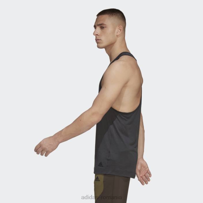Adidas maiou de antrenament yoga carbon bărbați carbon 2JBN14596