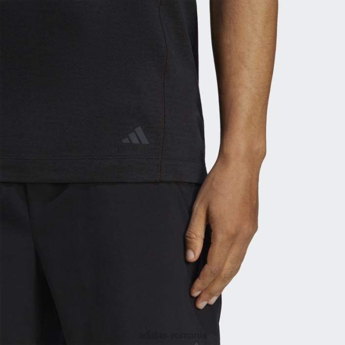 Adidas maiou de antrenament yoga negru bărbați negru 2JBN5551