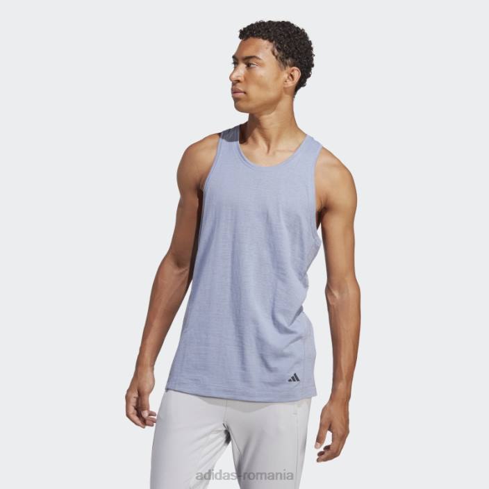 Adidas maiou de antrenament yoga violet argintiu adidas bărbați violet argintiu 2JBN5520