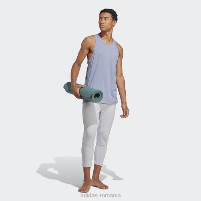 Adidas maiou de antrenament yoga violet argintiu adidas bărbați violet argintiu 2JBN5520