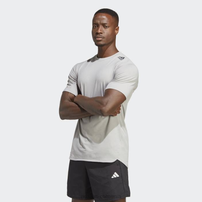 Adidas mgh solid gri conceput pentru tricou de antrenament bărbați mgh gri solid 2JBN13204