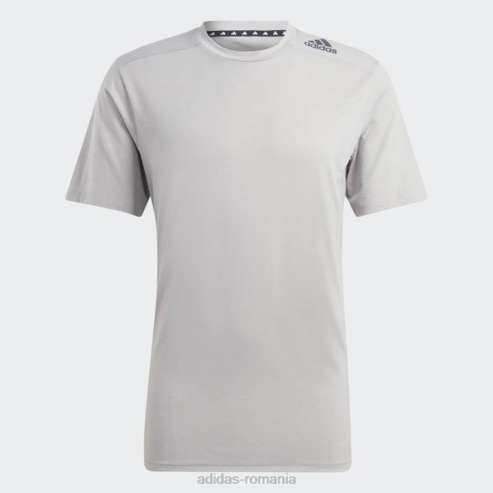 Adidas mgh solid gri conceput pentru tricou de antrenament bărbați mgh gri solid 2JBN13204