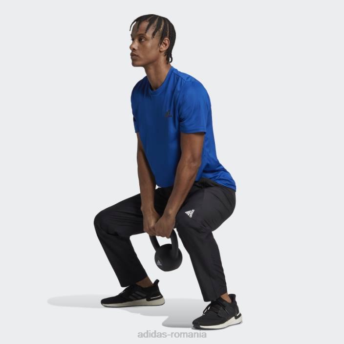 Adidas negru aeroready, conceput pentru pantaloni de antrenament de mișcare bărbați alb negru 2JBN4853