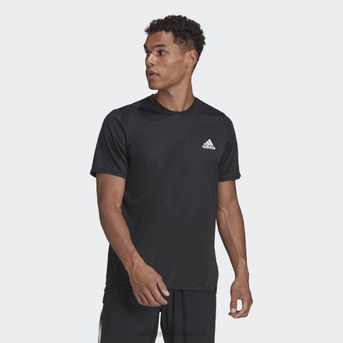 Adidas negru aeroready conceput pentru tricou de mișcare bărbați negru 2JBN916