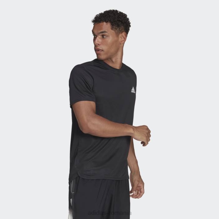 Adidas negru aeroready conceput pentru tricou de mișcare bărbați negru 2JBN916