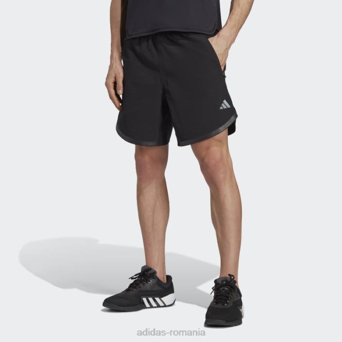 Adidas negru conceput pentru antrenament cordura pantaloni scurți de antrenament bărbați negru 2JBN5020