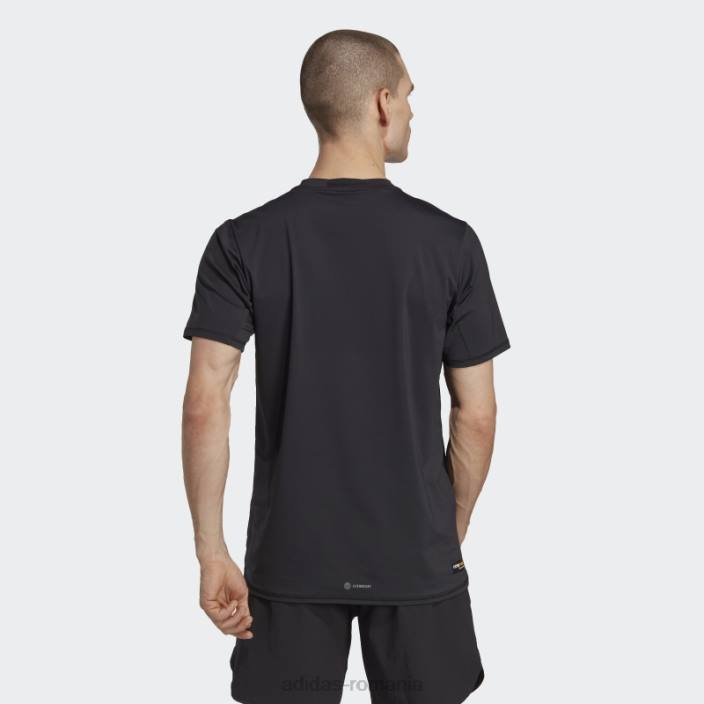 Adidas negru conceput pentru antrenament cordura tricou de antrenament bărbați negru 2JBN5039