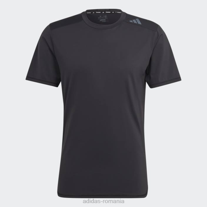 Adidas negru conceput pentru antrenament cordura tricou de antrenament bărbați negru 2JBN5039