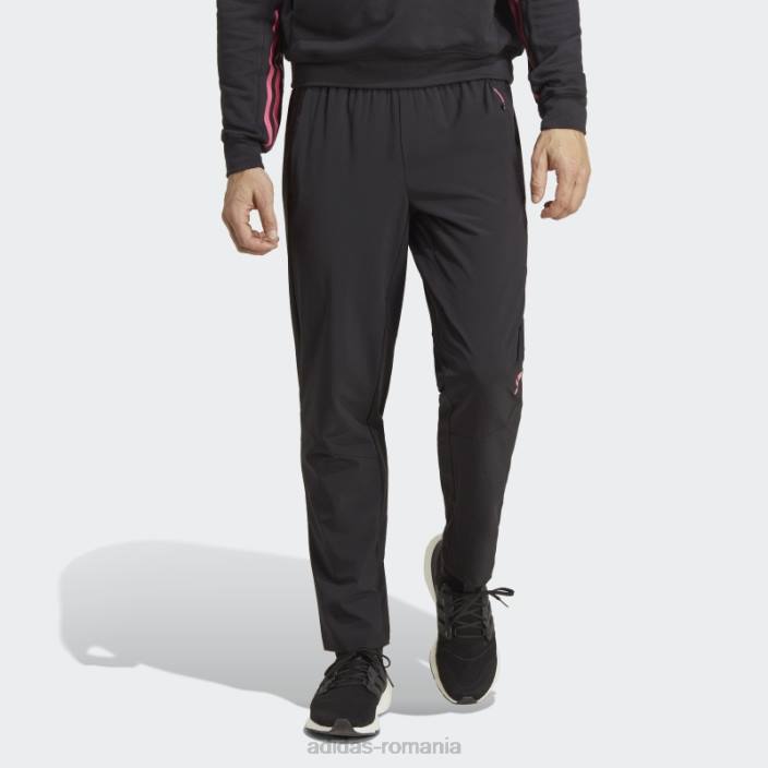 Adidas negru, conceput pentru antrenamentul de pantaloni hiit din seria pro, pregătiți de Cody Rigsby bărbați negru 2JBN917