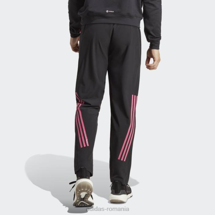 Adidas negru, conceput pentru antrenamentul de pantaloni hiit din seria pro, pregătiți de Cody Rigsby bărbați negru 2JBN917