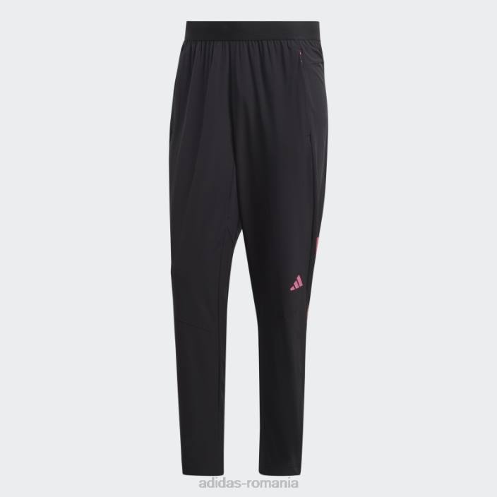 Adidas negru, conceput pentru antrenamentul de pantaloni hiit din seria pro, pregătiți de Cody Rigsby bărbați negru 2JBN917