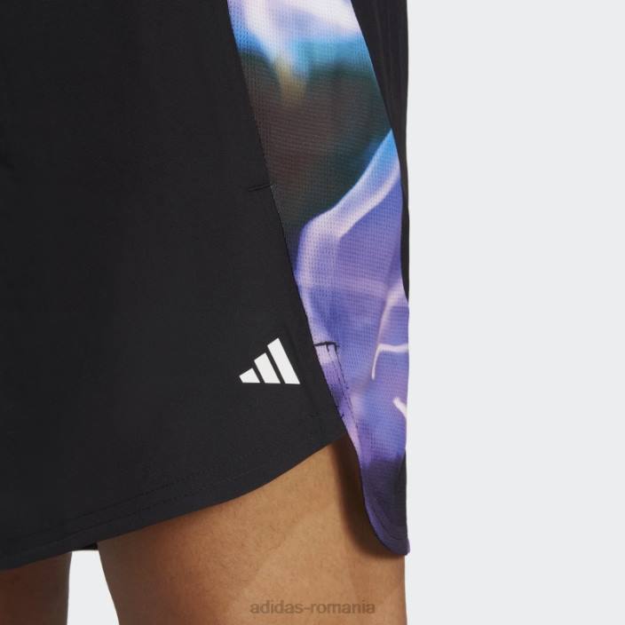 Adidas negru, conceput pentru pantaloni scurți de antrenament hiit bărbați negru argintiu 2JBN5057