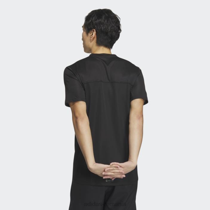Adidas negru proiectat 4 antrenament heat.rdy hiit tricou de antrenament bărbați negru 2JBN4997