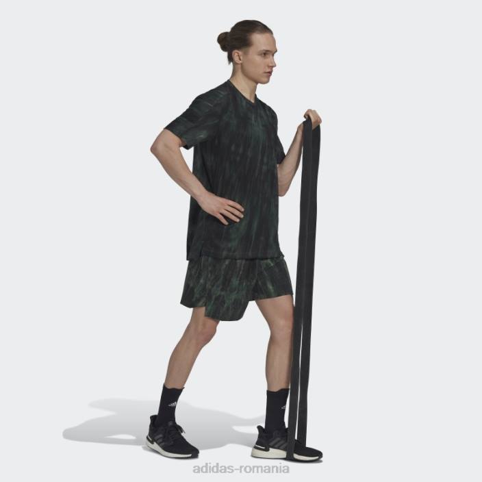 Adidas overspray tricou grafic oxid verde bărbați oxid verde/verde/negru 2JBN14923