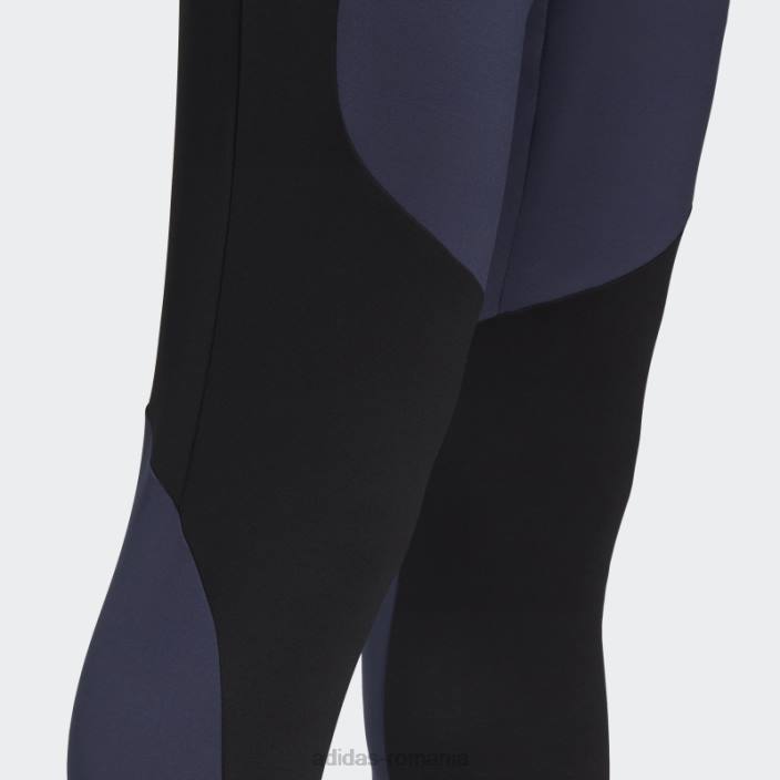 Adidas pantaloni adidas aeroready yoga 7/8 bleumarin bărbați bleumarin/negru 2JBN7155