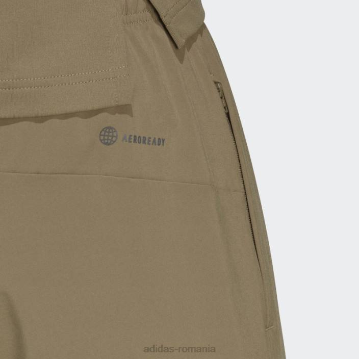 Adidas pantaloni cu fermoar țesuți alphastrength orbit green fashion bărbați orbita verde 2JBN7340