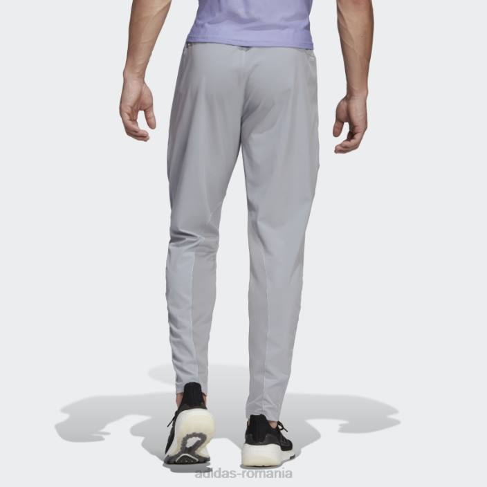 Adidas pantaloni de antrenament argintii bărbați gri argintiu 2JBN15250