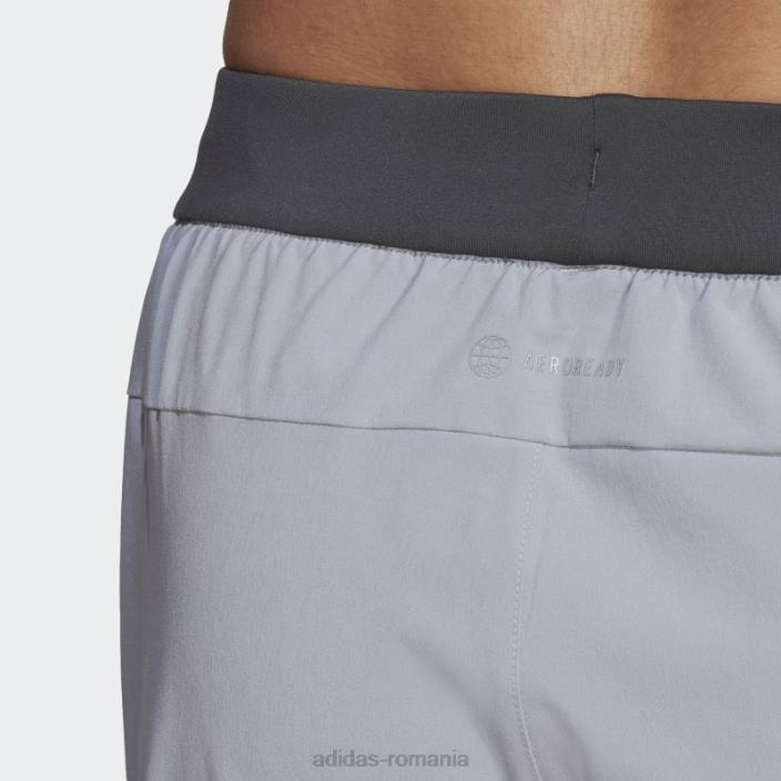 Adidas pantaloni de antrenament argintii bărbați gri argintiu 2JBN15250