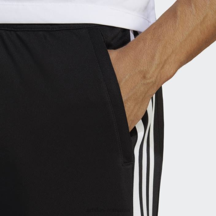Adidas pantaloni de antrenament cu 3 dungi negre tren essentials bărbați alb negru 2JBN1085