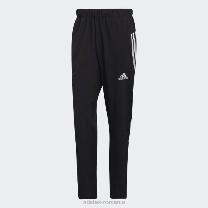 Adidas pantaloni de antrenament cu icoane trenuri negre bărbați negru 2JBN1264