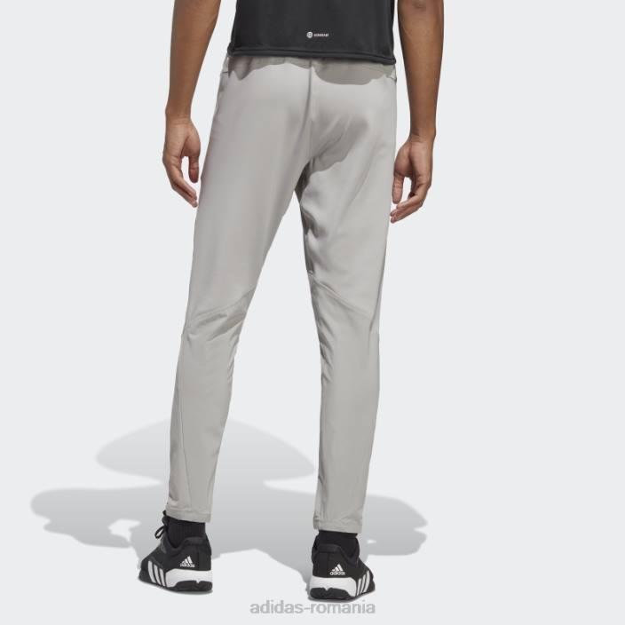 Adidas pantaloni de antrenament d4t gri uni mgh eleganti bărbați mgh gri solid 2JBN1049