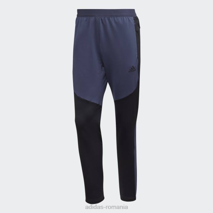 Adidas pantaloni de jogging aeroready yoga 7/8 bleumarin adidas bărbați bleumarin/negru 2JBN14580