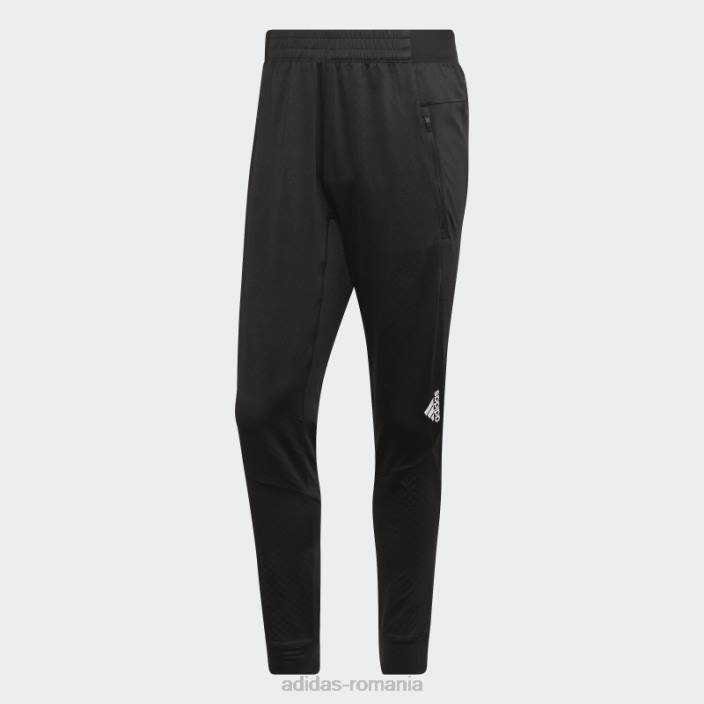 Adidas pantaloni de jogging negri d4t workout caldi bărbați negru 2JBN14759