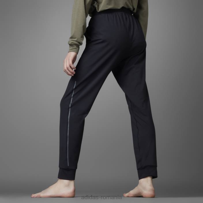 Adidas pantaloni de yoga authentic balance negri bărbați negru 2JBN7196