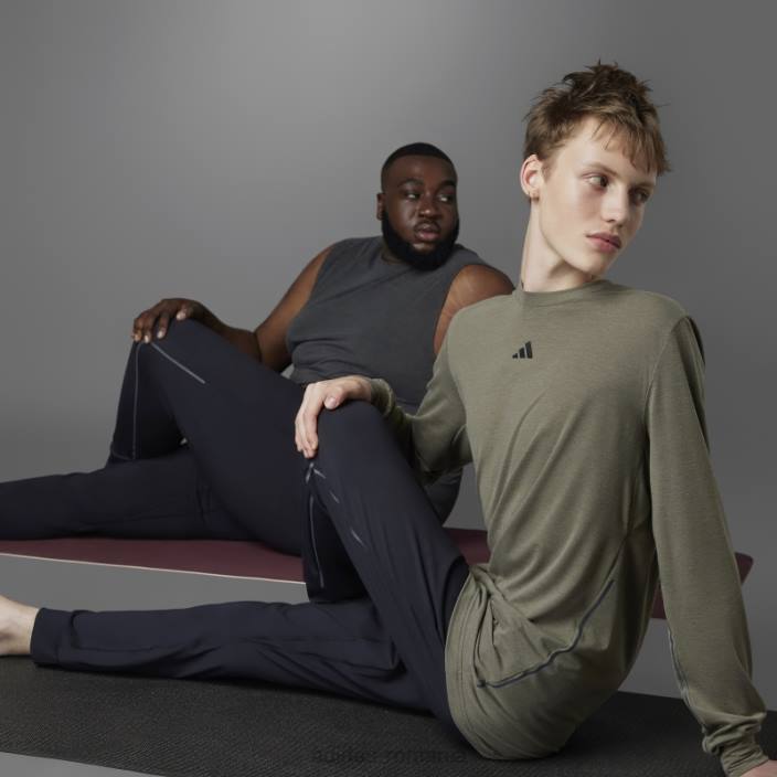Adidas pantaloni de yoga authentic balance negri bărbați negru 2JBN7196