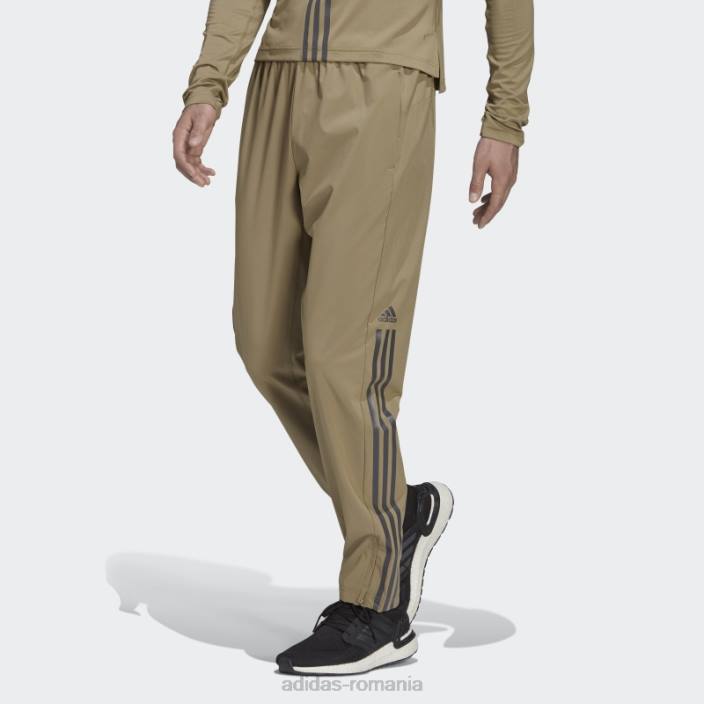 Adidas pantaloni eleganti cu fermoar țesuți alphastrength orbit green bărbați orbita verde 2JBN1652