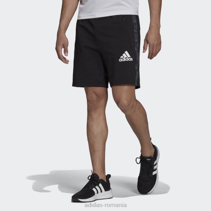 Adidas pantaloni scurți adidas negru aeroready conceput pentru a muta sport motion logo bărbați alb negru 2JBN7515