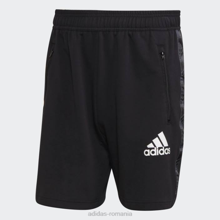 Adidas pantaloni scurți adidas negru aeroready conceput pentru a muta sport motion logo bărbați alb negru 2JBN7515