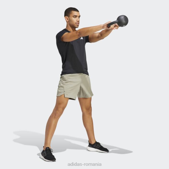 Adidas pantaloni scurți cu imprimeu pu pentru antrenament argintiu pebble adidas bărbați pietricica de argint 2JBN5454