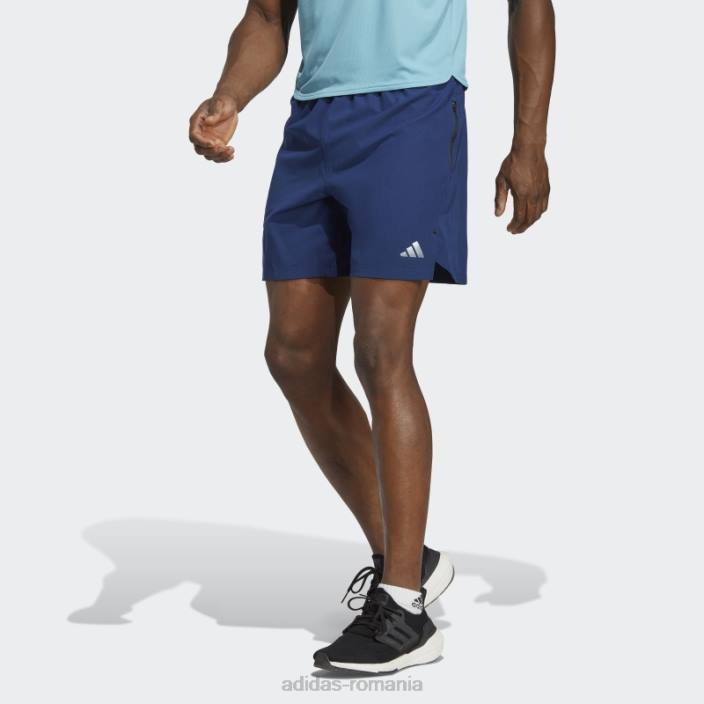 Adidas pantaloni scurți de antrenament albastru închis bărbați albastru inchis 2JBN13877
