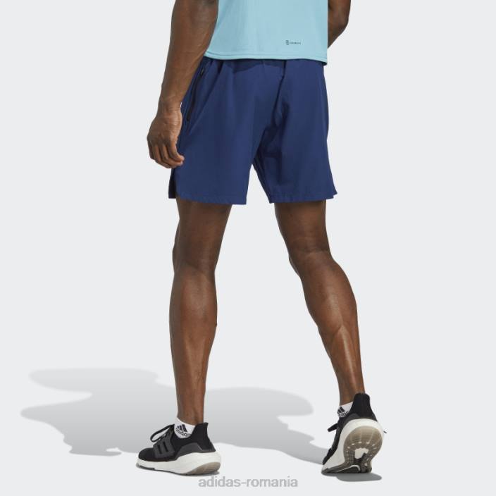 Adidas pantaloni scurți de antrenament albastru închis bărbați albastru inchis 2JBN13877