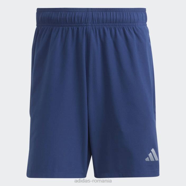 Adidas pantaloni scurți de antrenament albastru închis bărbați albastru inchis 2JBN13877