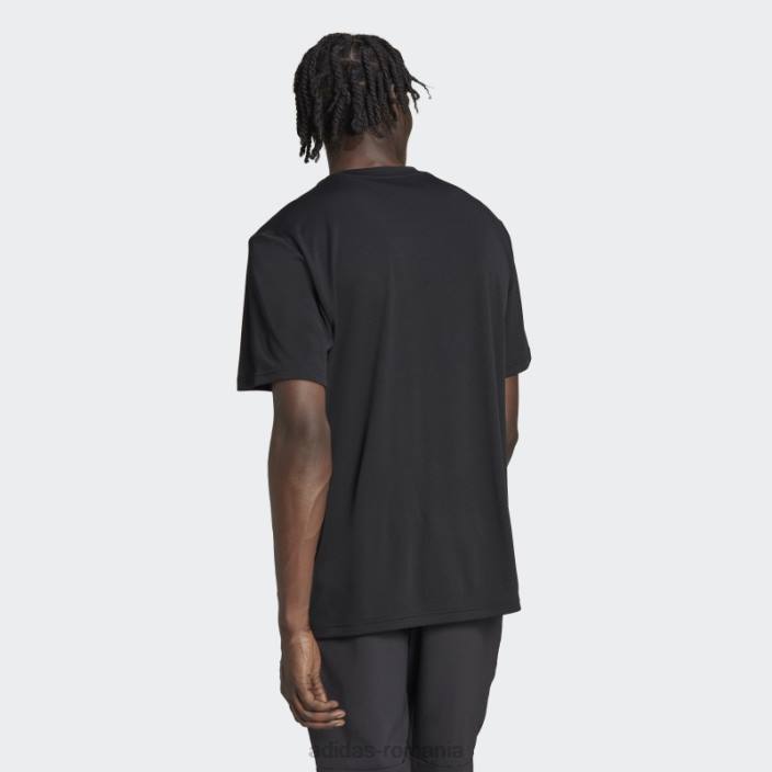 Adidas tren esențiale făcut pentru a fi refăcut tricou de antrenament negru bărbați negru 2JBN14012