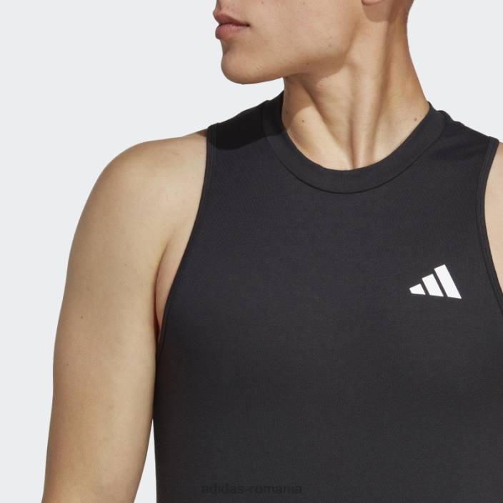 Adidas tren esențiale feelready trening maiou negru adidas bărbați alb negru 2JBN13428