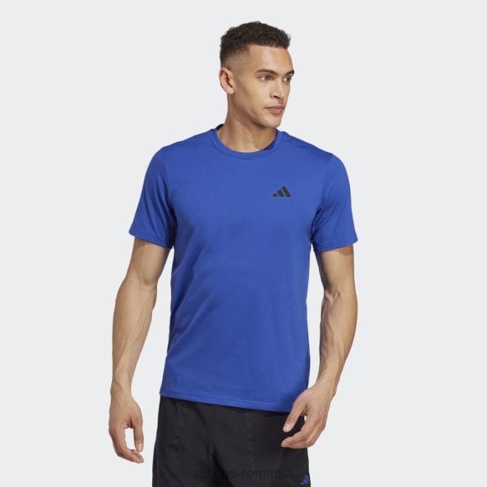 Adidas tren essentials feelready tricou de antrenament albastru bărbați albastru/negru 2JBN6019