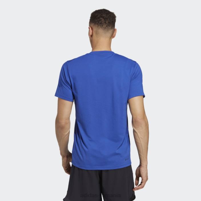 Adidas tren essentials feelready tricou de antrenament albastru bărbați albastru/negru 2JBN6019